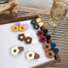 Picture of Acrylic Cute Hair Clips Flower Multicolor