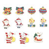 Picture of Zinc Based Alloy Christmas Charms Multicolor Enamel
