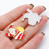 Picture of Zinc Based Alloy Christmas Charms Multicolor Enamel