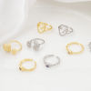 Picture of Copper Open Adjustable Rings Multicolor Face