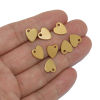 Picture of 304 Stainless Steel Valentine's Day Charms Multicolor Heart 10mm x 9mm