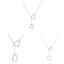 Picture of 304 Stainless Steel Y Shaped Lariat Necklace Multicolor Luck Horseshoe Hollow 45cm(17 6/8") long