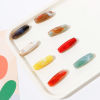Imagen de Acrílico Cuentas Multicolor Tubos Ink Wash 4cm x 1.4cm, Agujero: Aprox 2.6mm, 10 Unidades