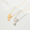 Picture of 304 Stainless Steel Valentine's Day Y Shaped Lariat Necklace Multicolor Heart Hollow 47cm(18 4/8") long