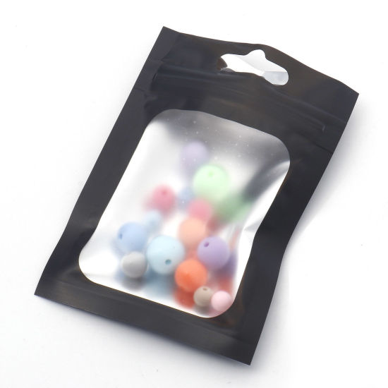 Picture of Aluminum Foil Grip Seal Zip Lock Bags Rectangle Multicolor (Useable Space: 6.5x5.5cm) 10cm x 7cm