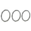 Изображение 304 Нержавеющая Сталь Нерегулируемый Кольца Серебряный Тон Коленце бамбука 1 ШТ