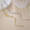 Picture of 304 Stainless Steel Link Cable Chain Multilayer Layered Bracelet Multicolor Flower Hollow 17cm(6 6/8") long