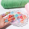 Picture of Plastic Knitting Stitch Markers Spiral At Random Color