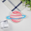 Picture of Polyester Galaxy Iron On Patches Appliques (With Glue Back) DIY Sewing Craft Clothing Decoration Multicolor Planet