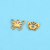 Imagen de 304 Acero Inoxidable Colgantes Charms 18k Chapado en Oro Hueco 5 Unidades