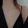 Picture of Valentine's Day Pendant Necklace Multicolor Heart Hollow 40cm(15 6/8") long