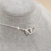 Picture of Valentine's Day Pendant Necklace Multicolor Heart Hollow 40cm(15 6/8") long