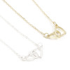 Picture of Valentine's Day Pendant Necklace Multicolor Heart Hollow 40cm(15 6/8") long