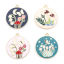 Picture of Zinc Based Alloy Charms Gold Plated Multicolor Round Disc Flower Mushroom Enamel 28mm x 25mm