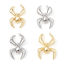 Picture of Brass Pendants Halloween Spider Animal Real Gold Plated 3D 3.2cm x 2cm