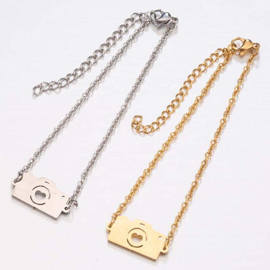 Picture of 304 Stainless Steel Stylish Rolo Chain Bracelets 17cm(6 6/8") long