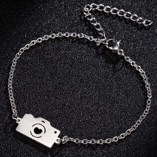 Picture of 304 Stainless Steel Stylish Rolo Chain Bracelets 17cm(6 6/8") long