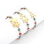 Image de Bracelets Religieux en 304 Acier Inoxydable Doré Œil Mauvais Émail 17cm long, 1 Pièce