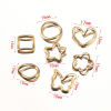 Picture of 304 Stainless Steel Charms Geometric Twisted