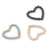 Picture of 304 Stainless Steel Charms Multicolor Ball Heart 1 Piece