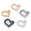 Picture of 304 Stainless Steel Charms Multicolor Heart 21mm x 19mm