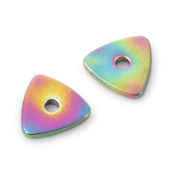 Picture of 304 Stainless Steel Spacer Beads Triangle 6mm x 6mm