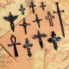Picture of Zinc Based Alloy Religious Pendants Black Cross