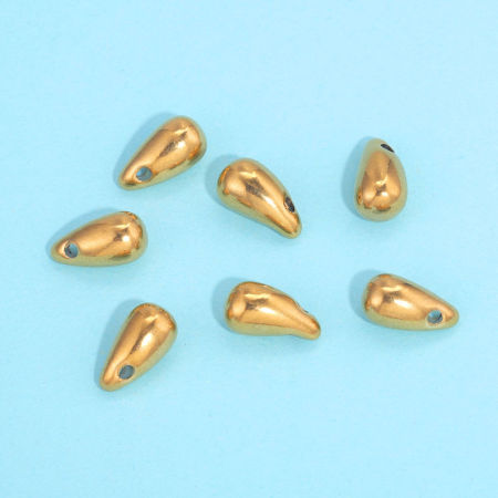 304 Stainless Steel Charms Drop 12mm x 6mm