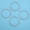 Picture of 304 Stainless Steel Hoop Earrings Round Multicolor With Loop 4.7cm x 4cm