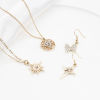 Picture of Zinc Based Alloy Micro Pave Charms Gold Plated Clear Rhinestone