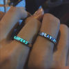 Imagen de Elegante Abierto Anillos Tono de Plata Brillan en la oscuridad 1 Unidad