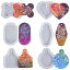 Image de Moule en Silicone Porte-clés Pendentif Blanc 1 Pièce