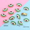 Picture of 304 Stainless Steel Beads Fish Animal Multicolor Evil Eye Enamel