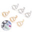 Picture of Zinc Based Alloy Pendant Pinch Bails Clasps Gem Hexagonal Column Accessories