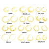 Picture of Copper Hoop Earrings 18K Real Gold Plated Geometric