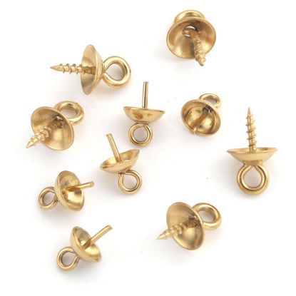 Rose Gold Stainless Steel Butterfly Earring Backs 304 Stainless Ear Nuts  Light Copper Replacement Backs Findings Jewelry Supplies 6mm 