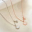 Immagine di Stile Ins Collana con Ciondolo Stella Conchiglia Trasparente Strass 1 Pz