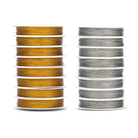 304 Stainless Steel Beading Wire Thread Cord Multicolor