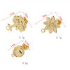 Picture of 304 Stainless Steel Ear Post Stud Earrings Multicolor With Stoppers Post/ Wire Size: (21 gauge)