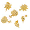 Picture of 304 Stainless Steel Ear Post Stud Earrings Multicolor With Stoppers Post/ Wire Size: (21 gauge)