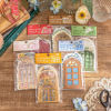 Picture of PET DIY Scrapbook Deco Stickers Multicolor Window 16.5cm x 8.5cm