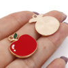Picture of Zinc Based Alloy Charms Gold Plated Multicolor Fruit Enamel