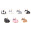 Immagine di Lega di Zinco Charms Gatto Oro Placcato Multicolore Smalto 23mm x 22mm , 10 Pz