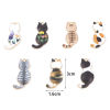 Picture of Zinc Based Alloy Pendants Gold Plated Multicolor Cat Animal Enamel 3cm x 1.6cm