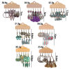 Picture of Ethnic Earrings Multicolor Tassel Drop