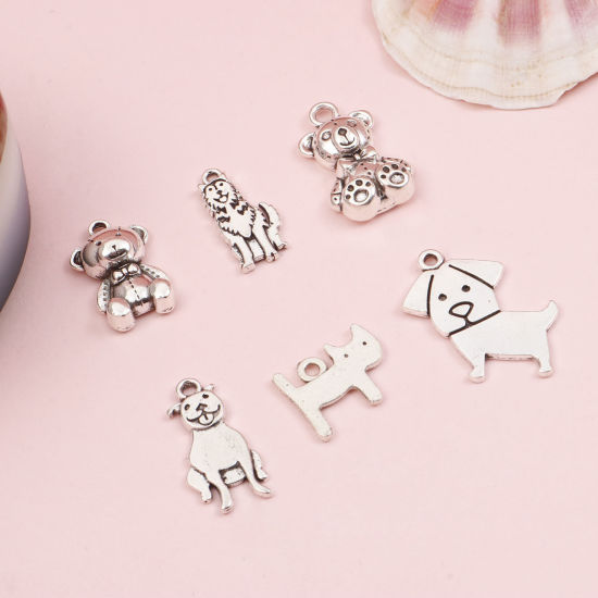 Picture of Zinc Based Alloy Charms Antique Silver Color Animal