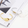 Picture of Brass Cabochon Settings Open Cuff Bangles Bracelets Findings Multicolor 16cm(6 2/8") long