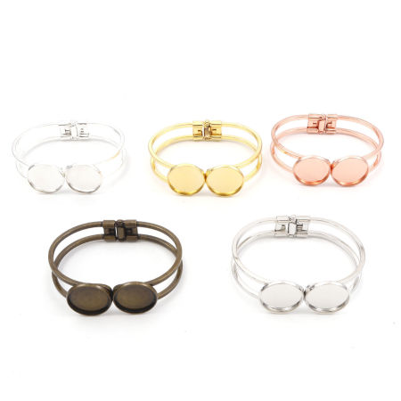 Latón Soporta a Cabachones Brazalete Multicolor 19.5cm longitud, 1 Unidad