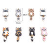 Picture of Zinc Based Alloy Pendants Gold Plated Multicolor Cat Animal Animal Enamel 3.9cm x 1.6cm
