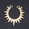 Picture of 201 Stainless Steel Connectors Multicolor Sun 20mm x 19mm